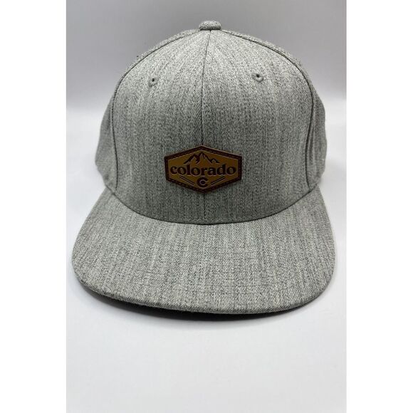 Colorado Limber Grove Flexfit One Ten 110  Tech Gray Hat Yupoong Cap Snapback - Picture 1 of 4